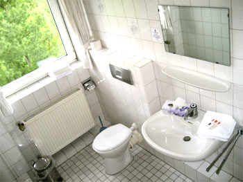 Badezimmer Zweibett Appartement